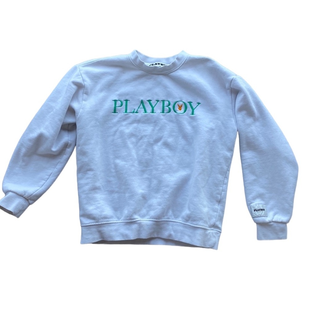 Playboy PacSun Embroidered Crewneck Sweatshirt size Medium